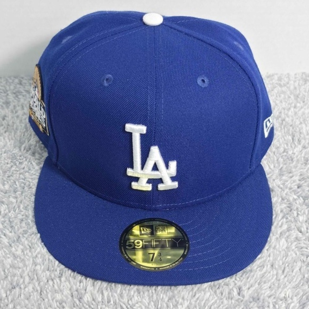 New Era 59FIFTY Los Angeles Dodgers 2024 World Series Size 7 3/4 Fitted Hat NWT